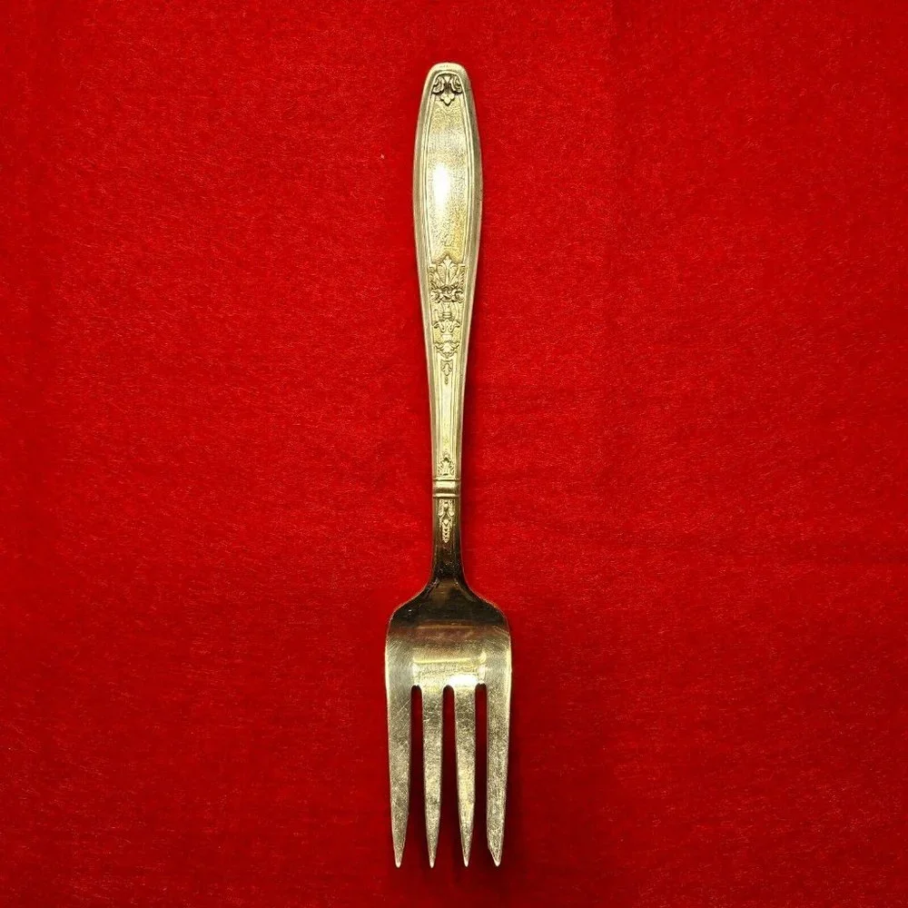 1847 Rogers Bros Silver-Plate Silverware - Lot of 11 Salad Forks w/Silvercloth